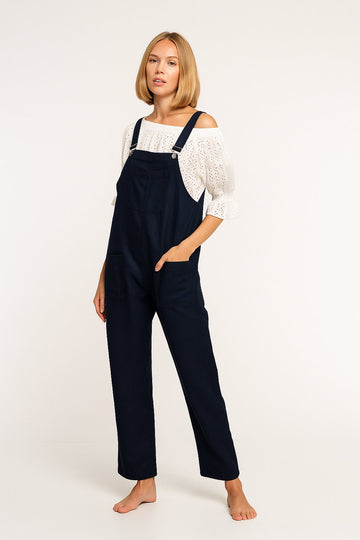 LINEN OVERALLS