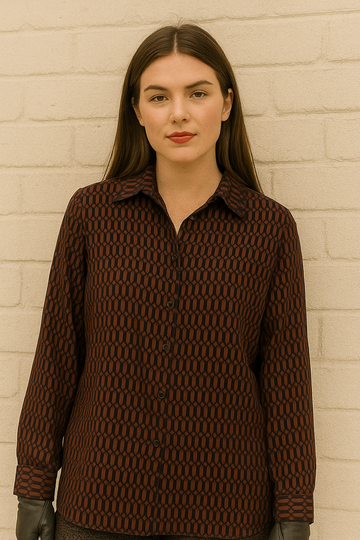 CUFFED BLOUSE