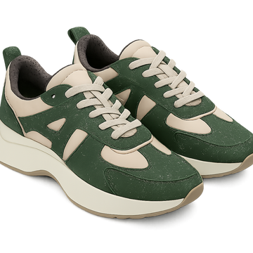 OLIVE/CREAM SNEAKER