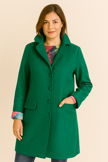 EMERALD GREEN OVERCOAT
