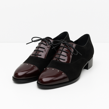 BROWN/BLACK BROGUES