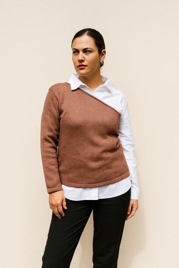 RIBBED KNIT JUMPER
