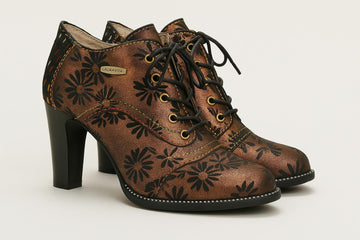 BRONZE LEATHER BOOT