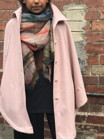 peach check cape 2